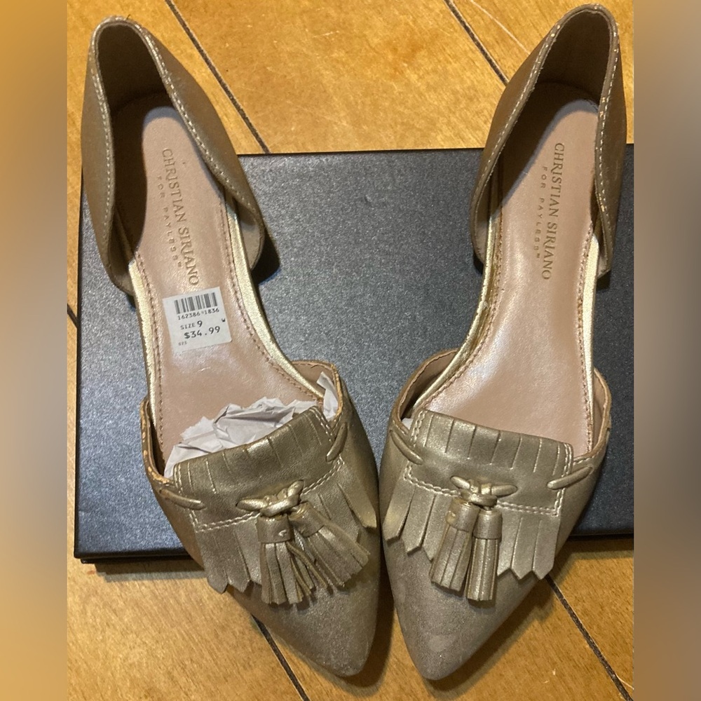 Ladies Size 9W Christian Siriano Flats - Picture 10 of 10